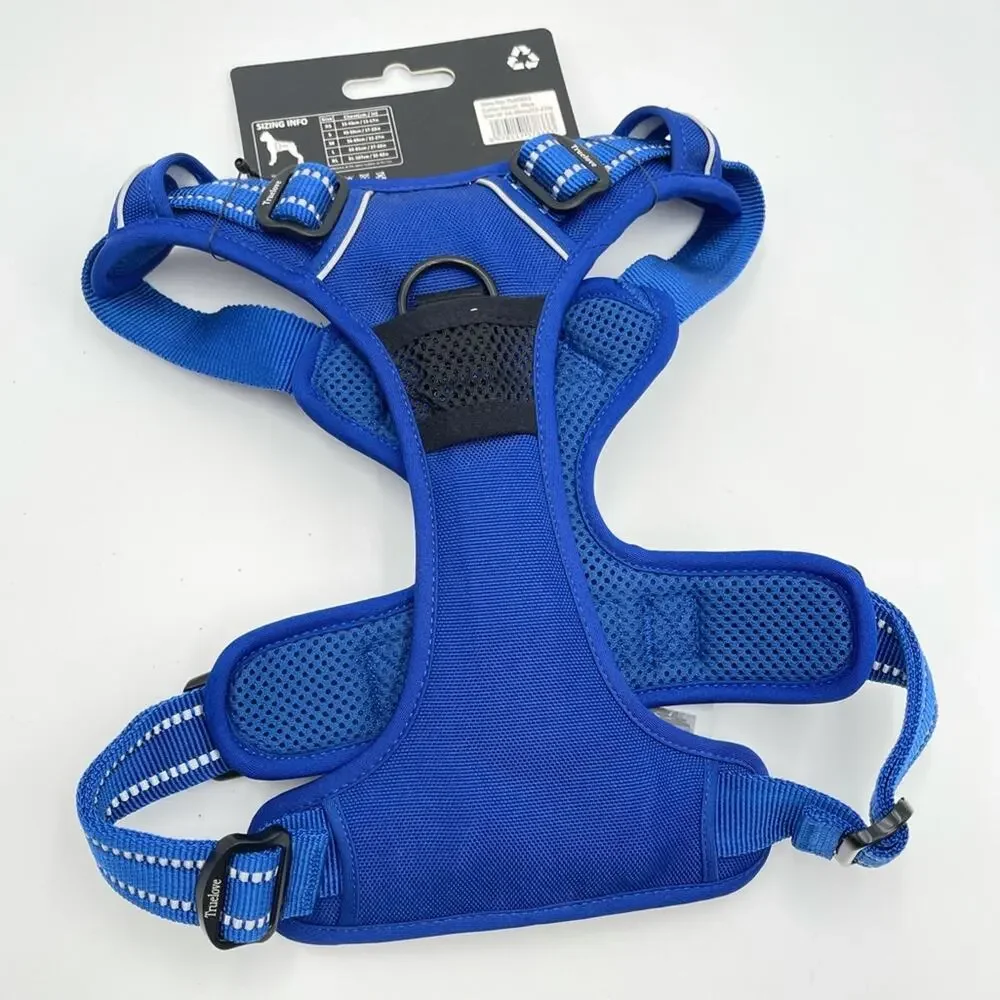 TRUELOVE Dog harness NEW royal blue size MEDIUM